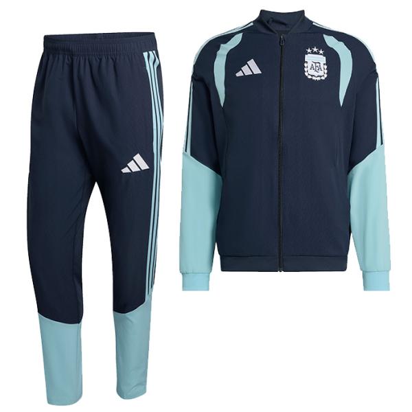 アルゼンチン代表 2026 TIRO26 プレゼンテーション ジャケット＆パンツ 上下セット(ネイビ...