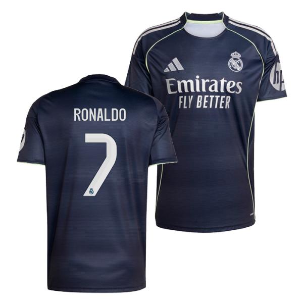 ●レアルマドリード 25-26 アウェイ 半袖 ユニフォーム No.7 ロナウド【adidas/アデ...