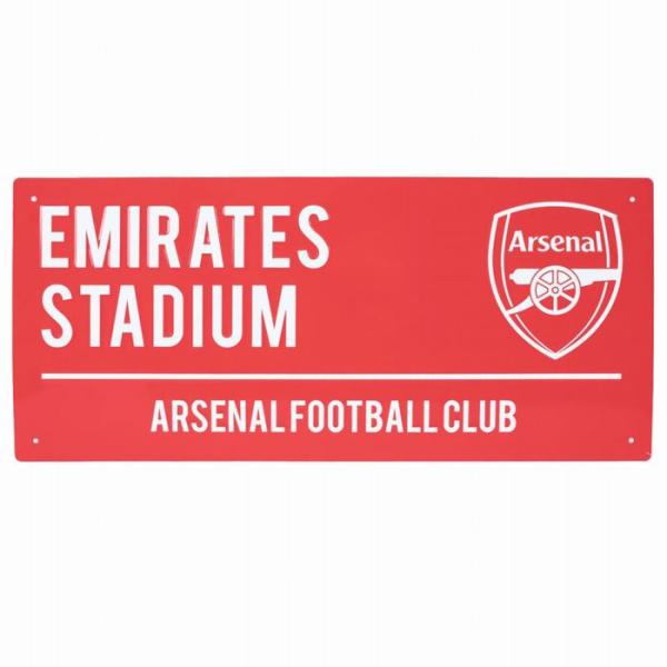 アーセナル オフィシャル ストリートサイン Colored EMIRATES STADIUM (エミ...
