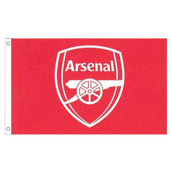 アーセナル オフィシャル ラージフラッグ CC(レッド×ホワイト)