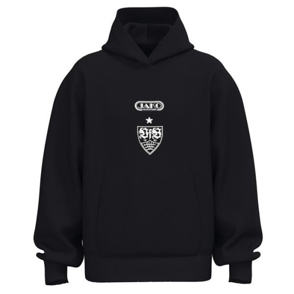 シュトゥットガルト 25-26 Leisure time フーディー (ブラック)【JAKO/ヤコ】...