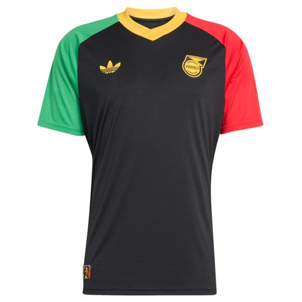 ジャマイカ代表 2026 アウェイ プレマッチジャージー 半袖 (ブラック)【adidas/アディダ...