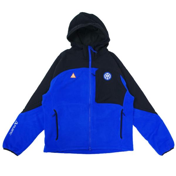 ●インテル×ACG 25-26 Wolf Tree フリース フルジップ フーディ(ブルー×ブラック...