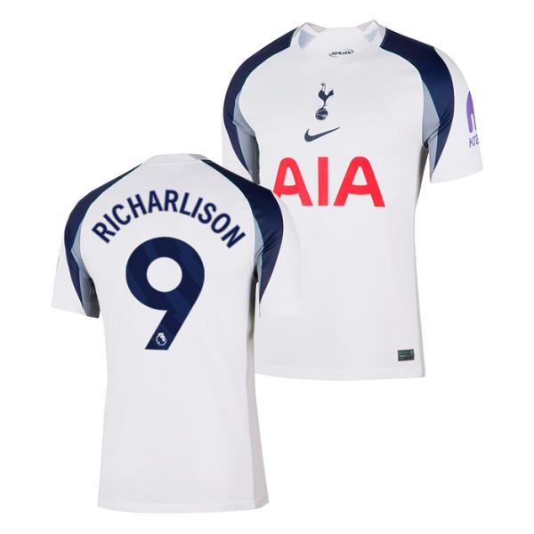 ●トッテナム 25-26 ホーム 半袖 ユニフォーム No.9 リシャーリソン【NIKE/ナイキ】(...