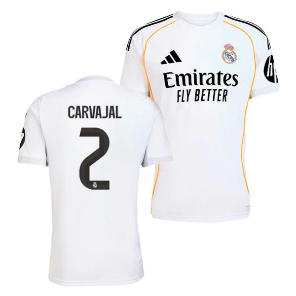 ●レアルマドリード 25-26 ホーム 半袖 ユニフォーム No.2 カルバハル【adidas/アデ...