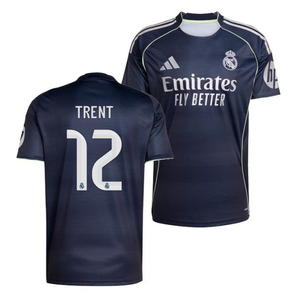 ●レアルマドリード 25-26 アウェイ 半袖 ユニフォーム No.12 トレント (アレクサンダー...