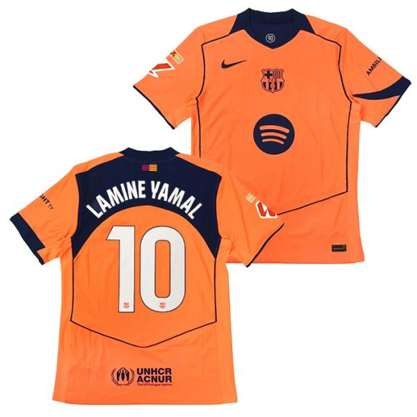FCバルセロナ 25-26 サード Dri-FIT ADV 半袖 ユニフォーム No.10 ラミン・...