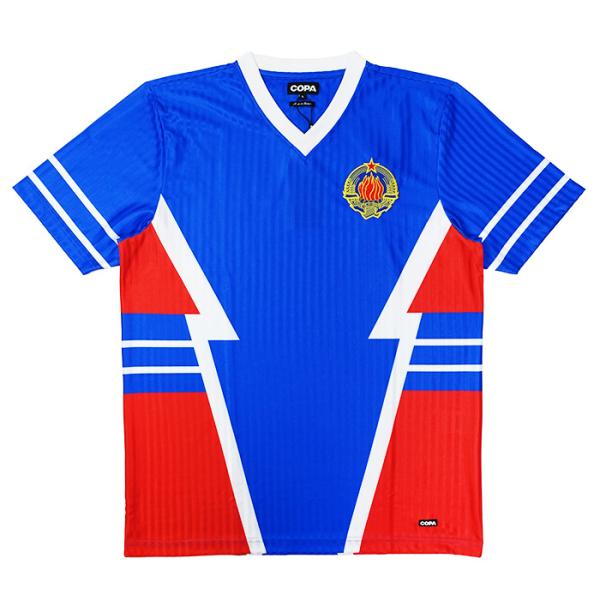 ●ユーゴスラビア代表 1990 ホーム 半袖 レトロ ユニフォーム (復刻モデル)【COPA/コパ】...