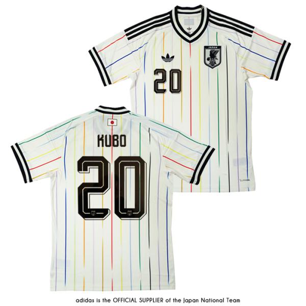 ●アディダス サッカー日本代表 2026 アウェイ レプリカ ユニフォーム No.20 久保 建英【...
