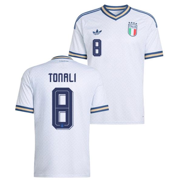 ●イタリア代表 2026 アウェイ 半袖 ユニフォーム No.8 トナーリ【adidas/アディダス...