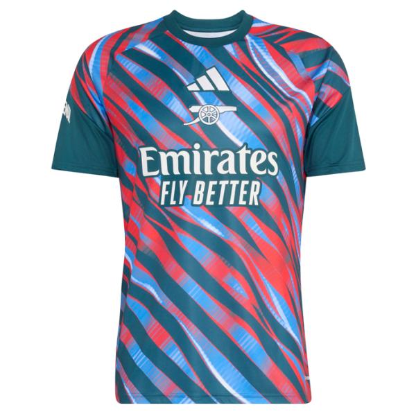 アーセナル 26-27 プレマッチシャツ 半袖(グリーン×ブルー)【adidas/アディダス】(KC...