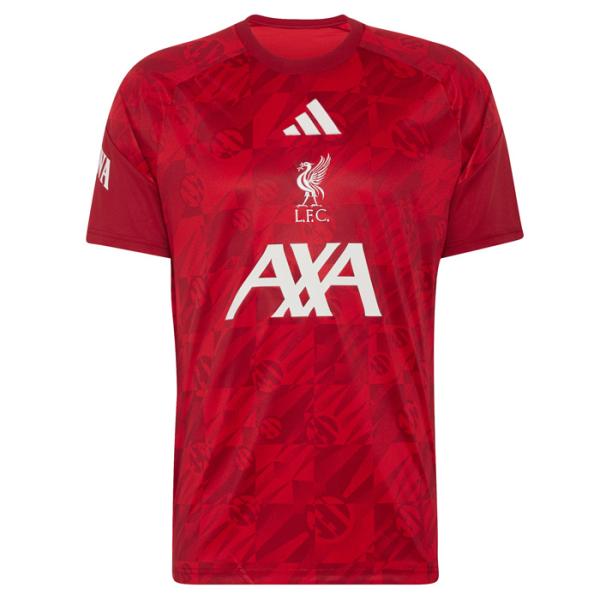 リバプール 26-27 プレマッチシャツ 半袖(レッド)【adidas/アディダス】(KB5790)