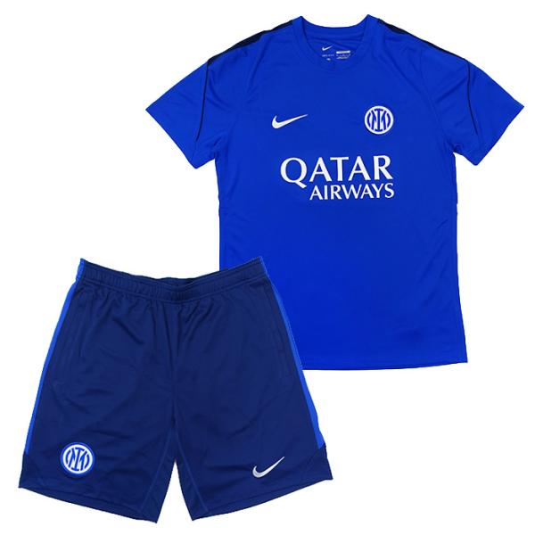 ●インテル 26-27 Dri-FIT Strike トップ 半袖＆KZ ショーツ 上下セット(ブル...