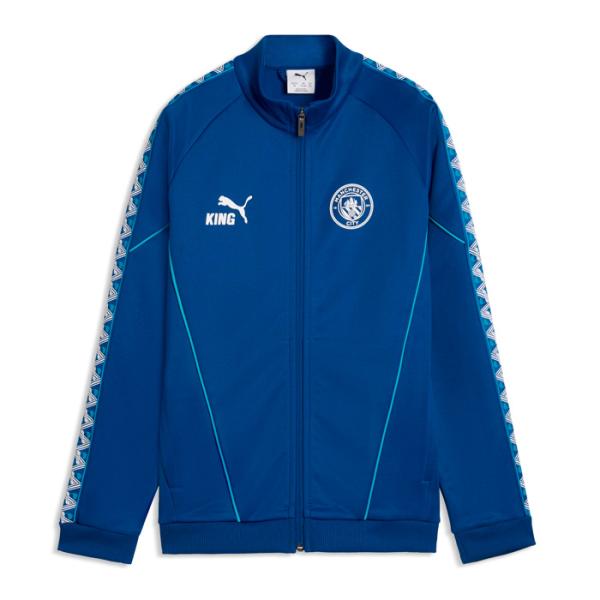 ●マンチェスターシティ 26-27 KING アンセム ジャケット ジュニア (ブルー)【PUMA/...