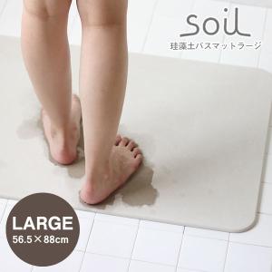 SOIL（ソイル） 珪藻土バスマット ラージ BATH MAT large : INSTORE