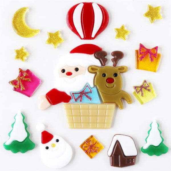 グミデコ バッグS バルーンサンタ（クリスマス サンタクロース ジェルジェム）