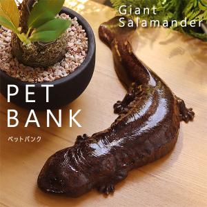 PET BANK GIANT SALAMANDER オオサンショウウオ（magnet コインバンク マネーバンク ペットバンク 大山椒魚 giant salamander オーナメント ユニーク）｜fci