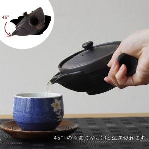 天一 常滑焼セラメッシュ急須浅型(ティーポット...の詳細画像4