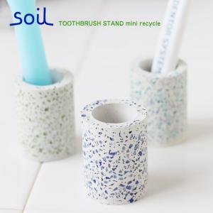 soil TOOTHBRUSH STAND mini recycle 歯ブラシスタンド ミニ リサイクル（歯ぶらし ソイル けいそうど 洗面用品 バスルーム）｜fci