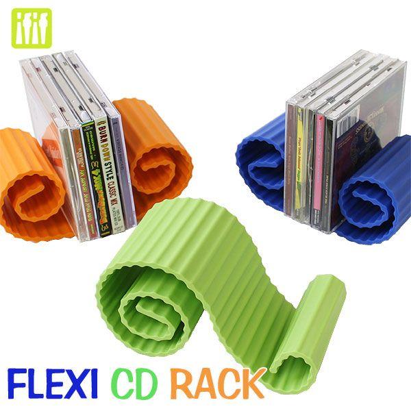 ifif・イフイフ フレキシCDラック（CD収納 ブックスタンド フレキシブル）
