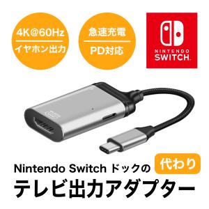 Nintendo Switch Type-C to HDMI変換アダプター 3in1 ニンテンドー