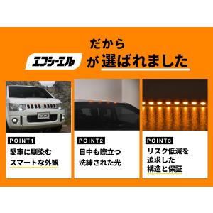 グリルマーカーテープ ボンネットライト 車 l...の詳細画像5