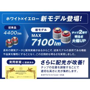 フォグランプ L1B 2色切り替え ledフォ...の詳細画像3