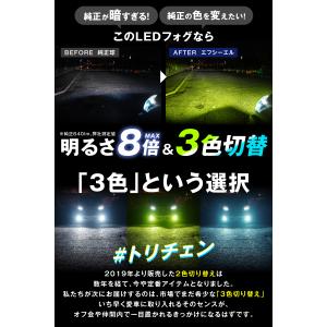 l1b フォグランプ 3色切り替え led イ...の詳細画像2