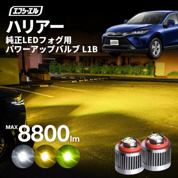ハリアー 80系 R2.6? AXUH80 MXUA80 専用 トヨタ フォグランプ led l1b...