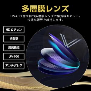 サングラス 眼鏡の上から クリップオン 偏光サ...の詳細画像3