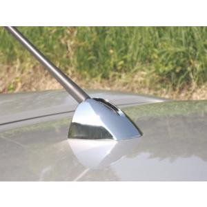 【UNICOZONE 】 日産 F15系ジューク/JUKE ルーフアンテナカバー クロムメッキ 【フ...