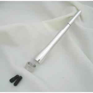 スズキ スペーシア MK32S MK42S MK53S  可動ユーロアンテナ 110〜275mm 可動タイプ シルバー(メッキ)  フューチャーデザインカンパニー