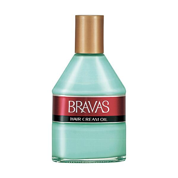 【送料込み】【３個セット】資生堂ブラバス ヘアクリームオイル(180ml) 【ブラバス(BRAVAS...