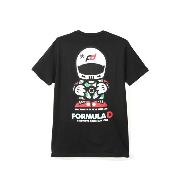 FD キャラクター Tシャツ/黒