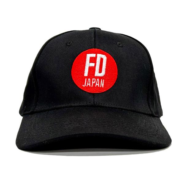 FD JAPAN サークルロゴ 黒 ダドキャップ