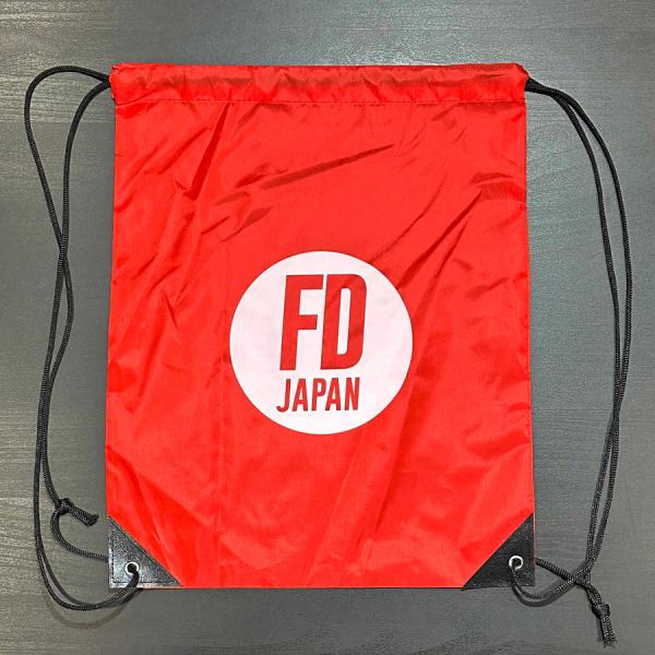 FD JAPAN オリジナル・ナップザック／赤
