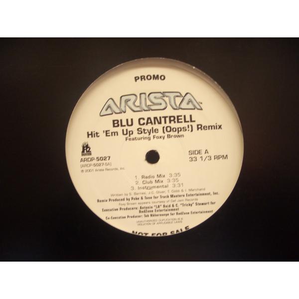 12inchレコード　 BLU CANTRELL / HIT 'EM UP STYLE (OOPS!...