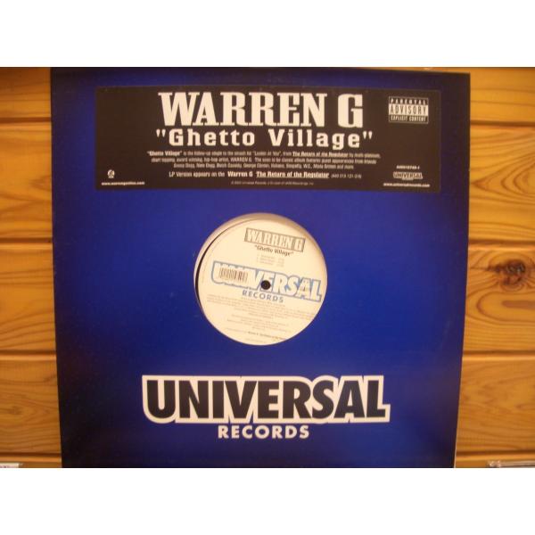 12inchレコード　 WARREN G / GHETTO VILLAGE