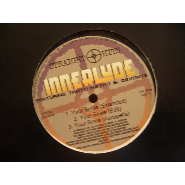 12inchレコード　 INNER LUDE / YOUR SMILE feat. TANTO ME...