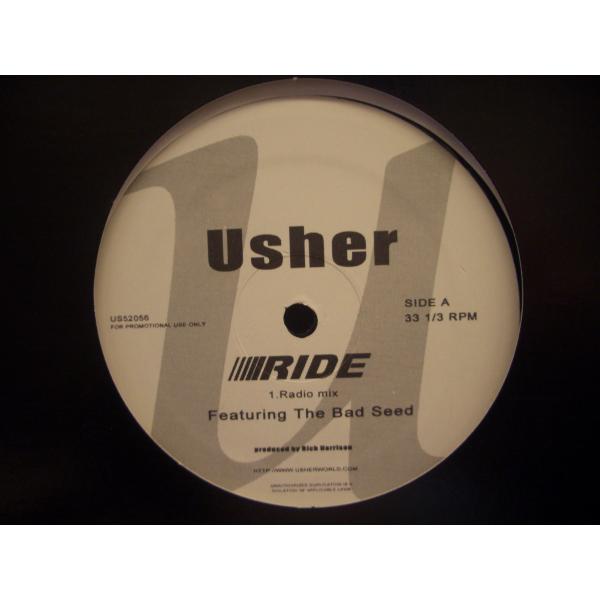12inchレコード　 USHER / RIDE feat. THE BAD SEED