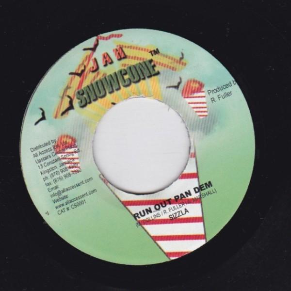 EPレコード　SIZZLA / RUN OUT PAN DEM
