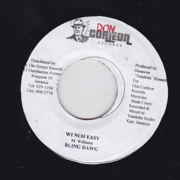 EPレコード　BLING DAWG / WI NUH EASY (KRAZY)