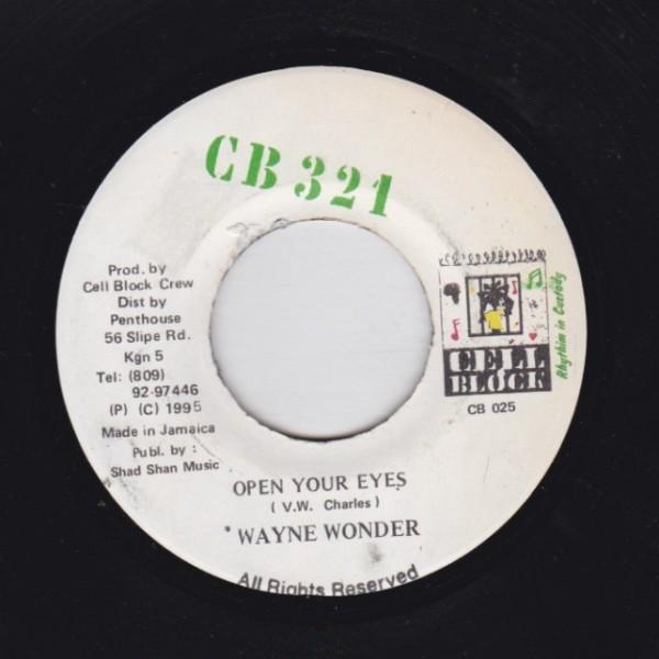 EPレコード　WAYNE WONDER / OPEN YOUR EYES