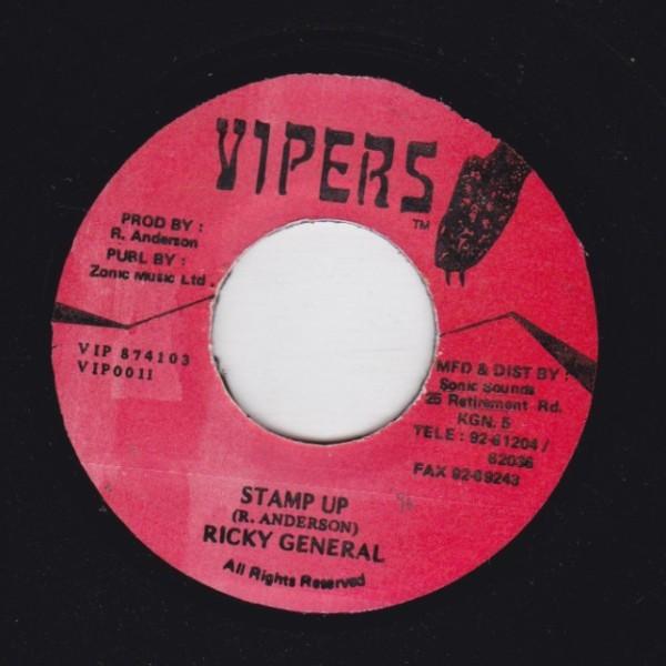EPレコード　RICKY GENERAL / STAMP UP