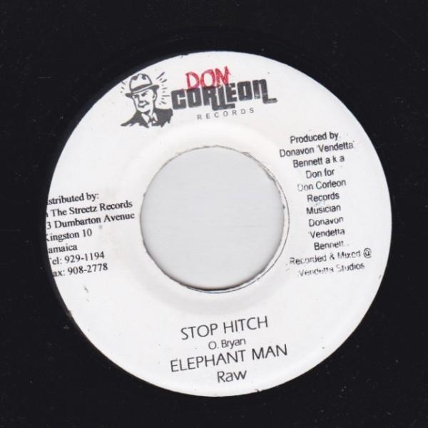 EPレコード　ELEPHANT MAN / STOP HITCH (GOOD TO GO)