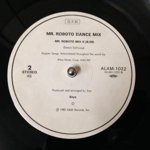 12inchレコード STYX MR. ROB...の詳細画像2