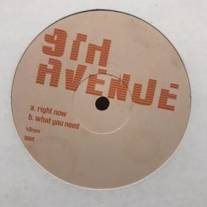 12inchレコード 9TH AVENU / RIGHT NOW