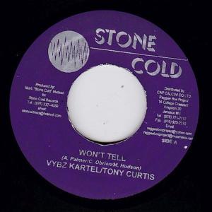 EPレコード　VYBZ KARTEL & TONY CURTIS / WON'T TELL (WAKE UP)