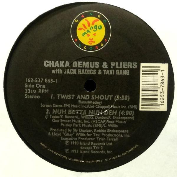 12inchレコード　 CHAKA DEMUS &amp; PLIERS / TWIST AND SHOUT