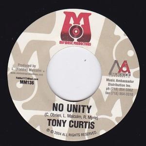 EPレコード　TONY CURTIS / NO UNITY (RUCKUS)